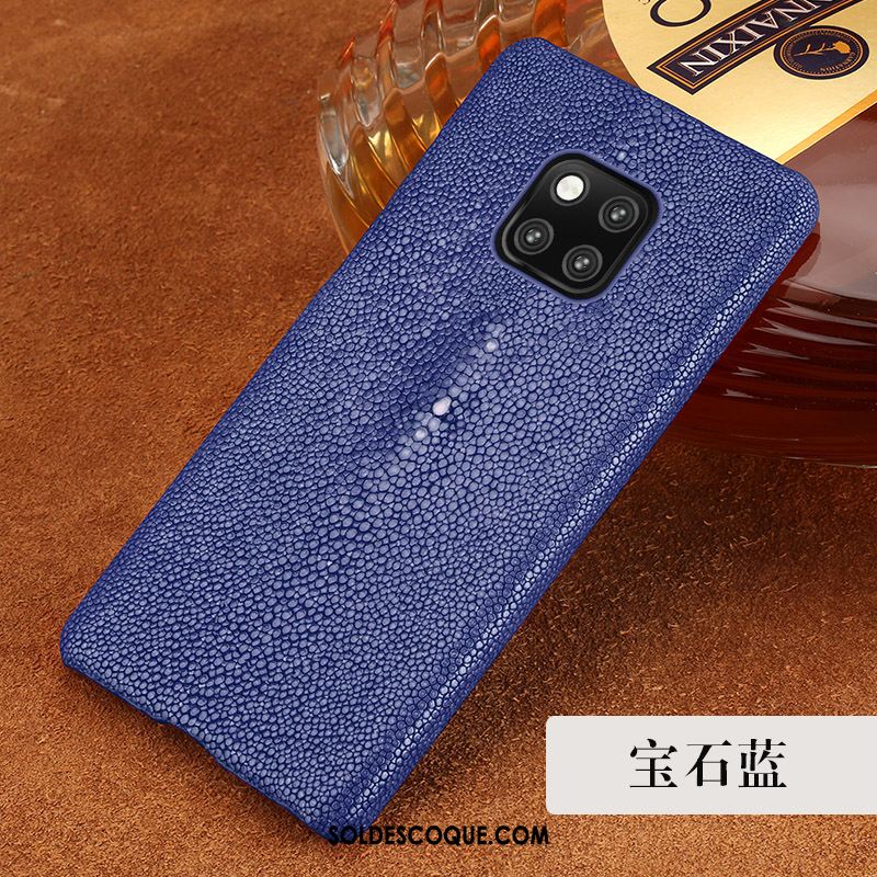 Coque Huawei Mate 20 Rs Cuir Personnalité Luxe Qualité Noir Housse Pas Cher