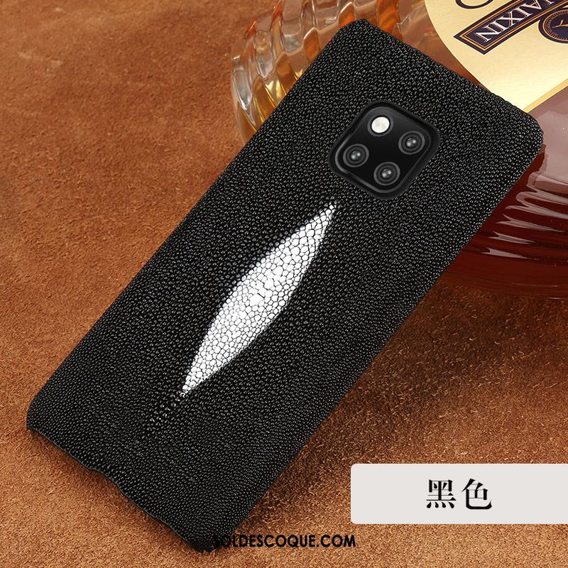 Coque Huawei Mate 20 Rs Cuir Personnalité Luxe Qualité Noir Housse Pas Cher