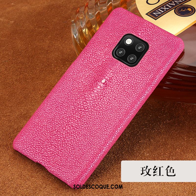 Coque Huawei Mate 20 Rs Cuir Personnalité Luxe Qualité Noir Housse Pas Cher