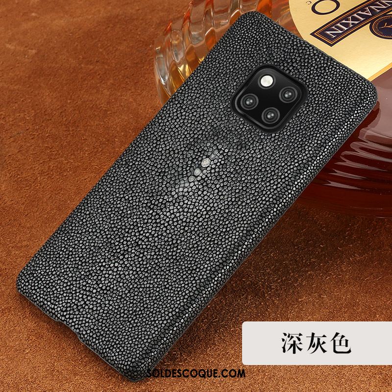 Coque Huawei Mate 20 Rs Cuir Personnalité Luxe Qualité Noir Housse Pas Cher