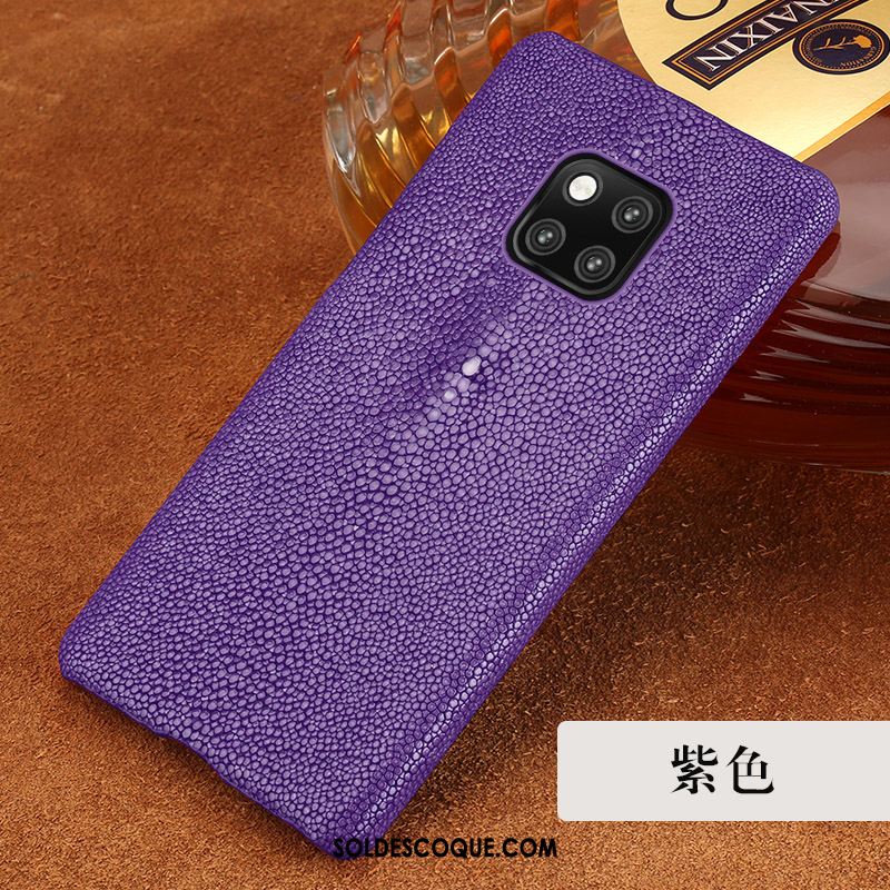 Coque Huawei Mate 20 Rs Cuir Personnalité Luxe Qualité Noir Housse Pas Cher