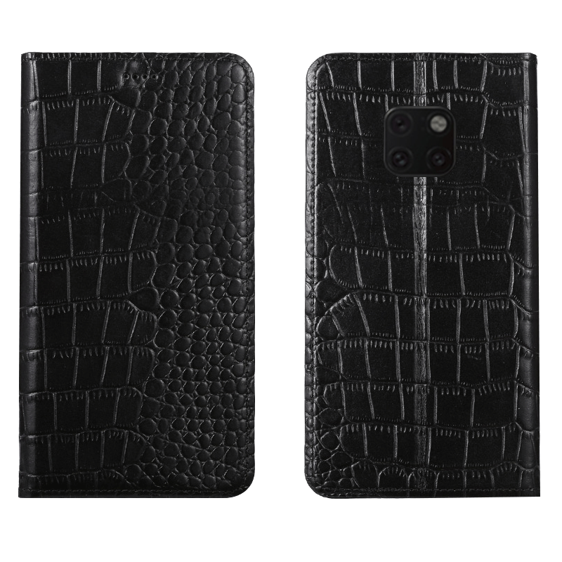 Coque Huawei Mate 20 Rs Cuir Véritable Tout Compris Incassable Étui En Cuir Modèle Fleurie En Vente