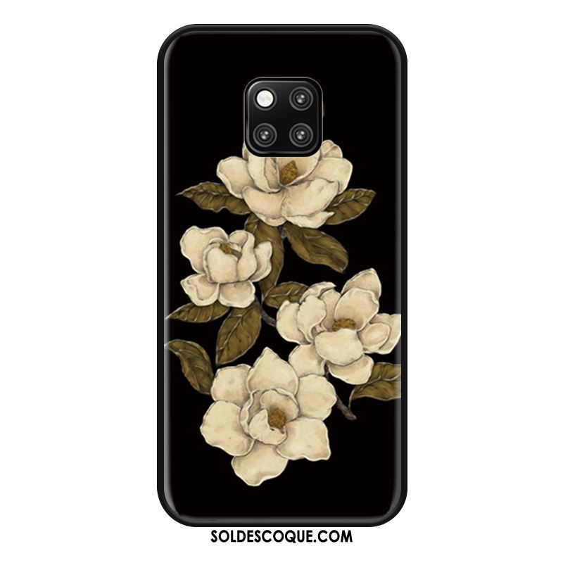 Coque Huawei Mate 20 Rs Fluide Doux Tendance Bois Vent Noir Pas Cher