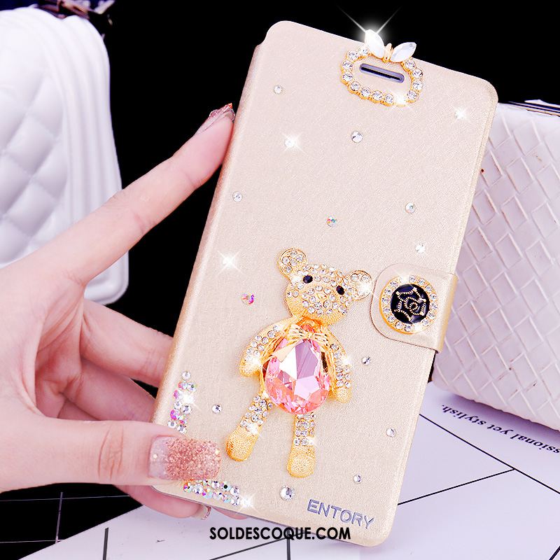 Coque Huawei Mate 20 Rs Incassable Fluide Doux Téléphone Portable Étui En Cuir Strass Housse France