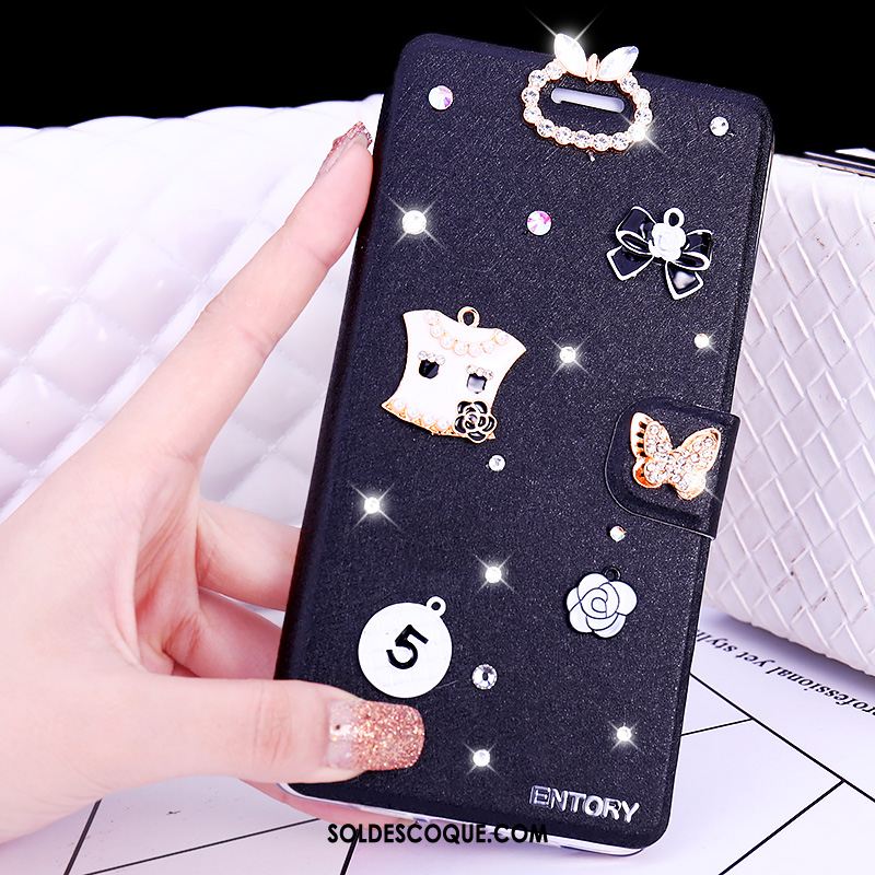 Coque Huawei Mate 20 Rs Incassable Fluide Doux Téléphone Portable Étui En Cuir Strass Housse France