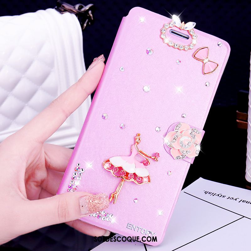 Coque Huawei Mate 20 Rs Incassable Fluide Doux Téléphone Portable Étui En Cuir Strass Housse France