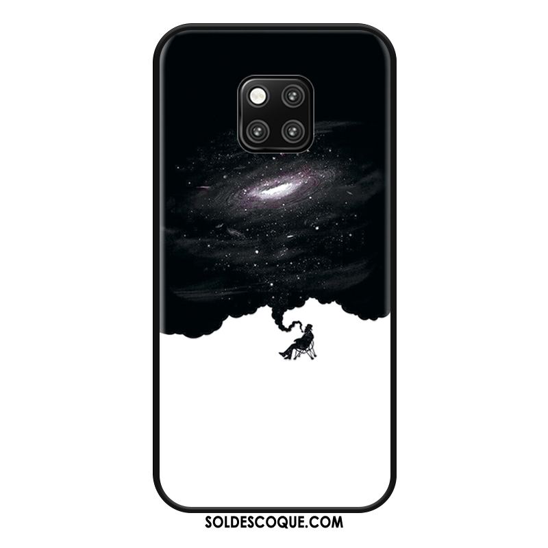 Coque Huawei Mate 20 Rs Téléphone Portable Gris Fluide Doux Tendance Blanc Soldes