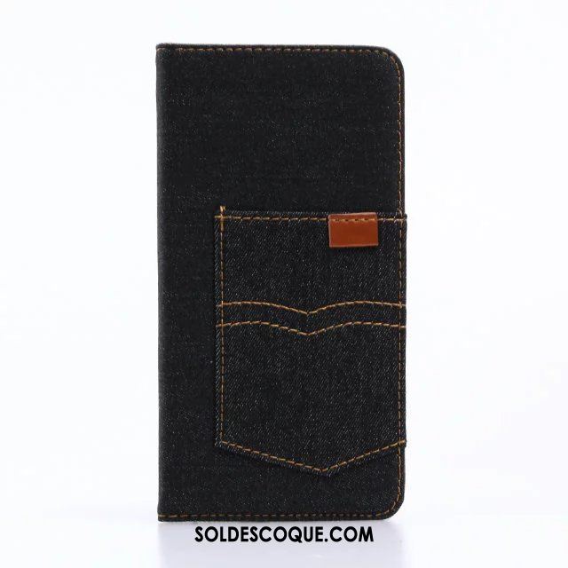 Coque Huawei Mate 20 Rs Étui Denim Étui En Cuir Téléphone Portable Bleu Pas Cher