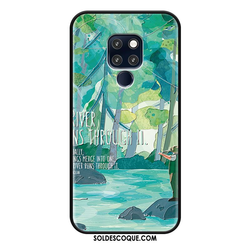 Coque Huawei Mate 20 Simple Frais Étui Téléphone Portable Fleur France