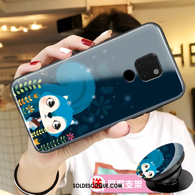 Coque Huawei Mate 20 Téléphone Portable Incassable Net Rouge Verre Dessin Animé En Vente