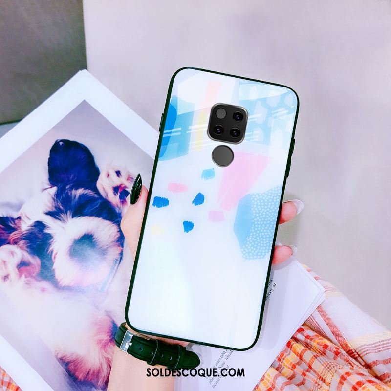 Coque Huawei Mate 20 Verre Incassable Marque De Tendance Vert Téléphone Portable France