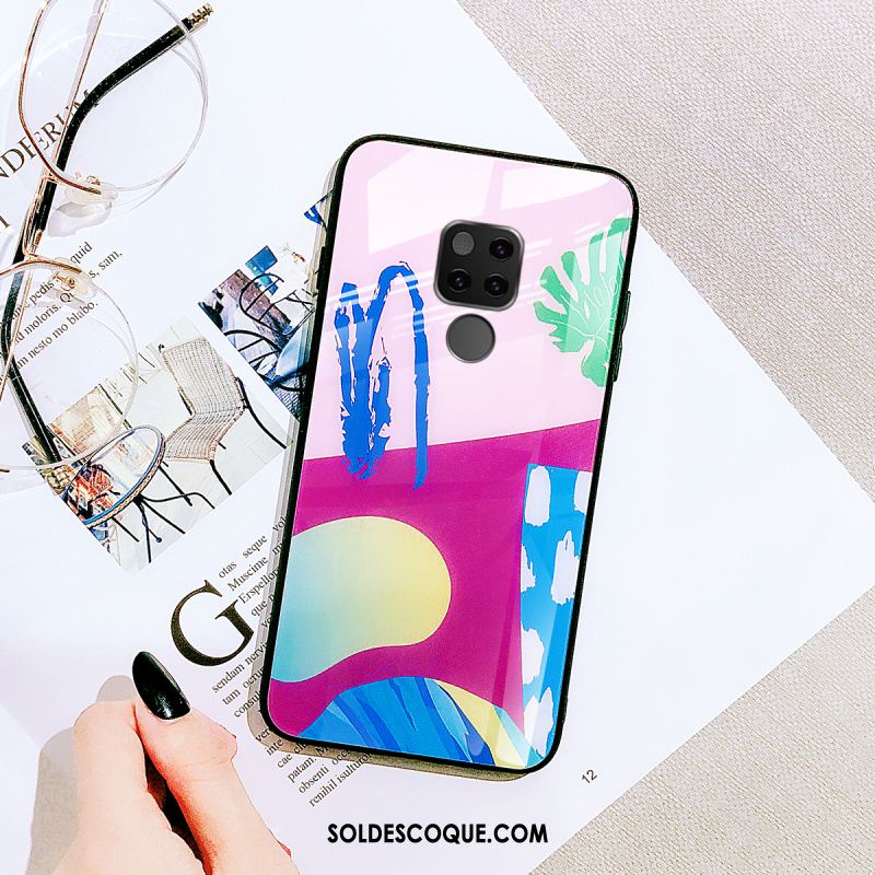 Coque Huawei Mate 20 Verre Incassable Marque De Tendance Vert Téléphone Portable France