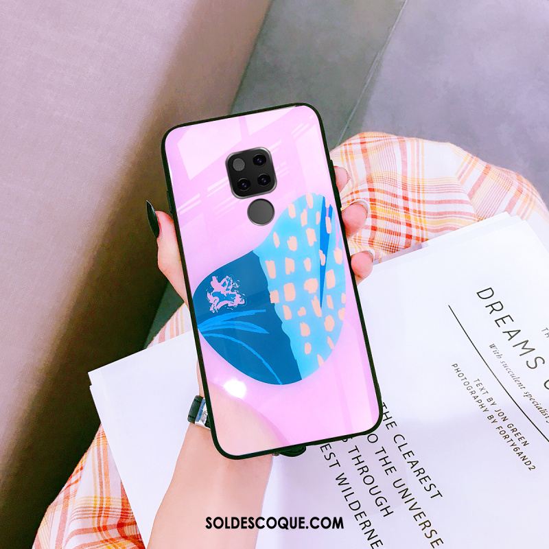 Coque Huawei Mate 20 Verre Incassable Marque De Tendance Vert Téléphone Portable France