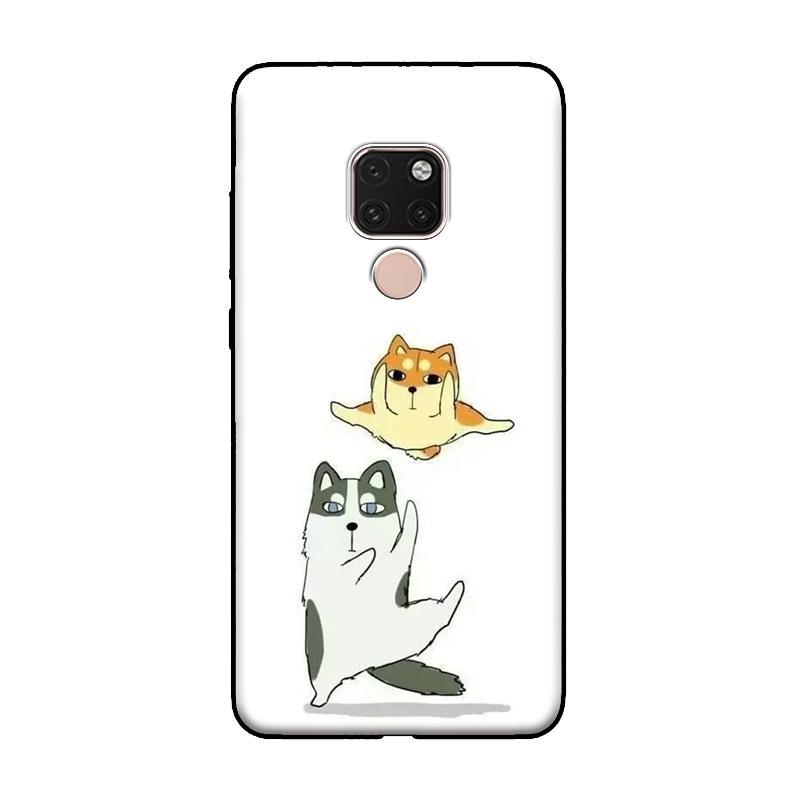 Coque Huawei Mate 20 X Charmant Chiens Téléphone Portable Dessin Animé Silicone En Ligne