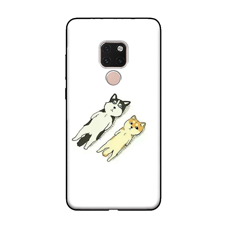 Coque Huawei Mate 20 X Charmant Chiens Téléphone Portable Dessin Animé Silicone En Ligne