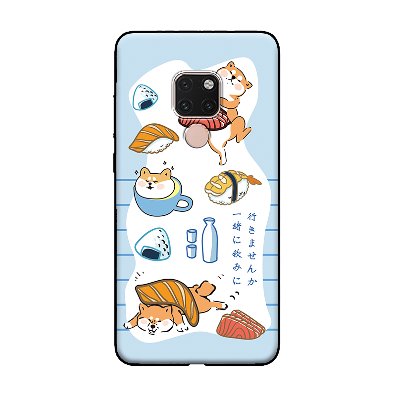 Coque Huawei Mate 20 X Chiens Motif Dessin Animé Téléphone Portable Charmant En Vente