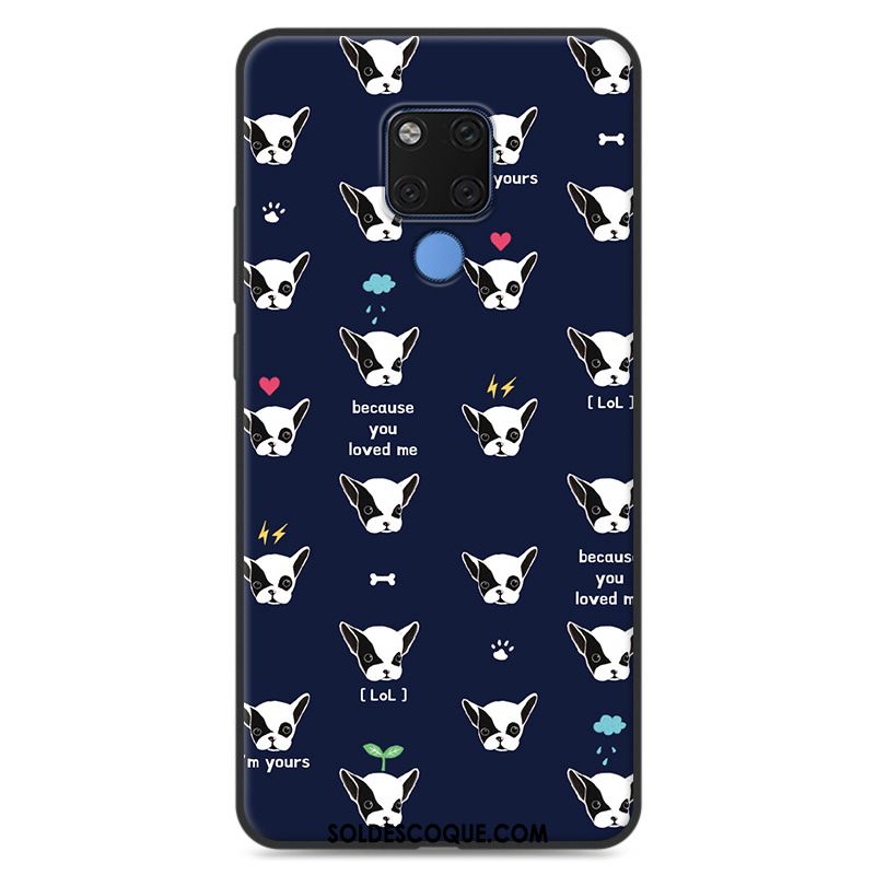 Coque Huawei Mate 20 X Dessin Animé Tout Compris Gris Protection Fluide Doux En Vente