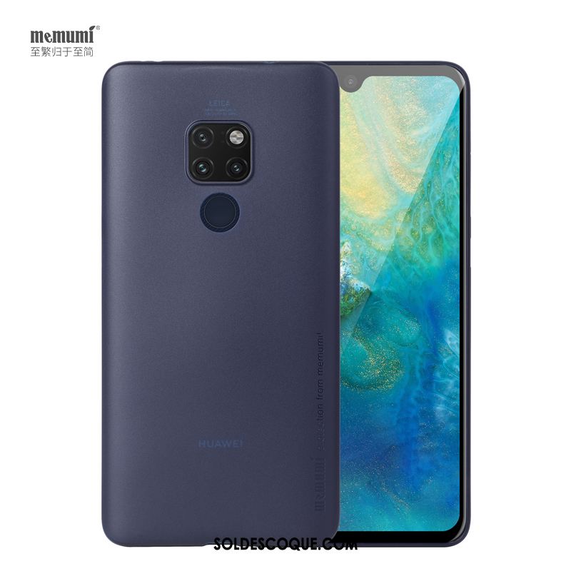 Coque Huawei Mate 20 X Délavé En Daim Luxe Tout Compris Étui Simple Housse Pas Cher