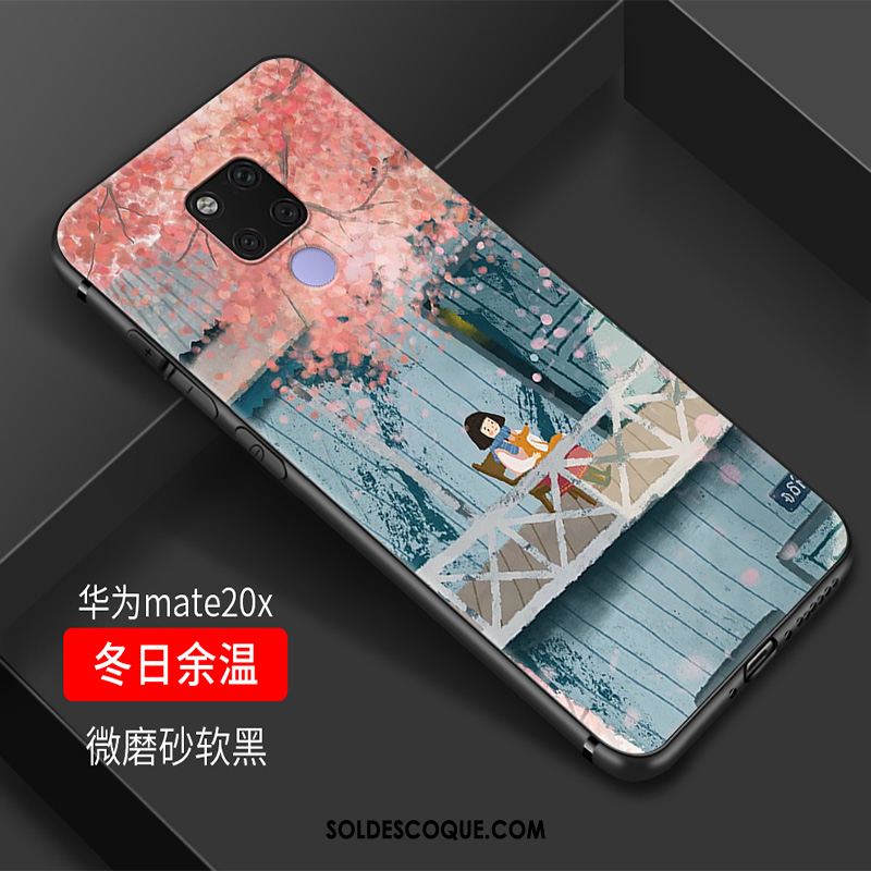 Coque Huawei Mate 20 X Fluide Doux Créatif Simple Frais Charmant Pas Cher