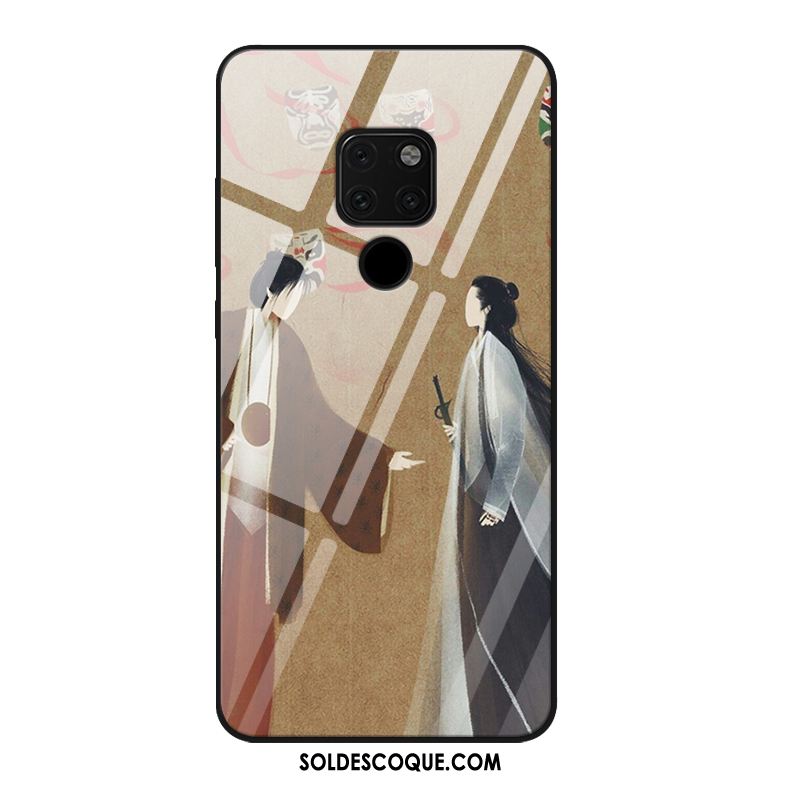 Coque Huawei Mate 20 X Grand Verre Trempé Personnalisé Violet Amoureux Housse Pas Cher