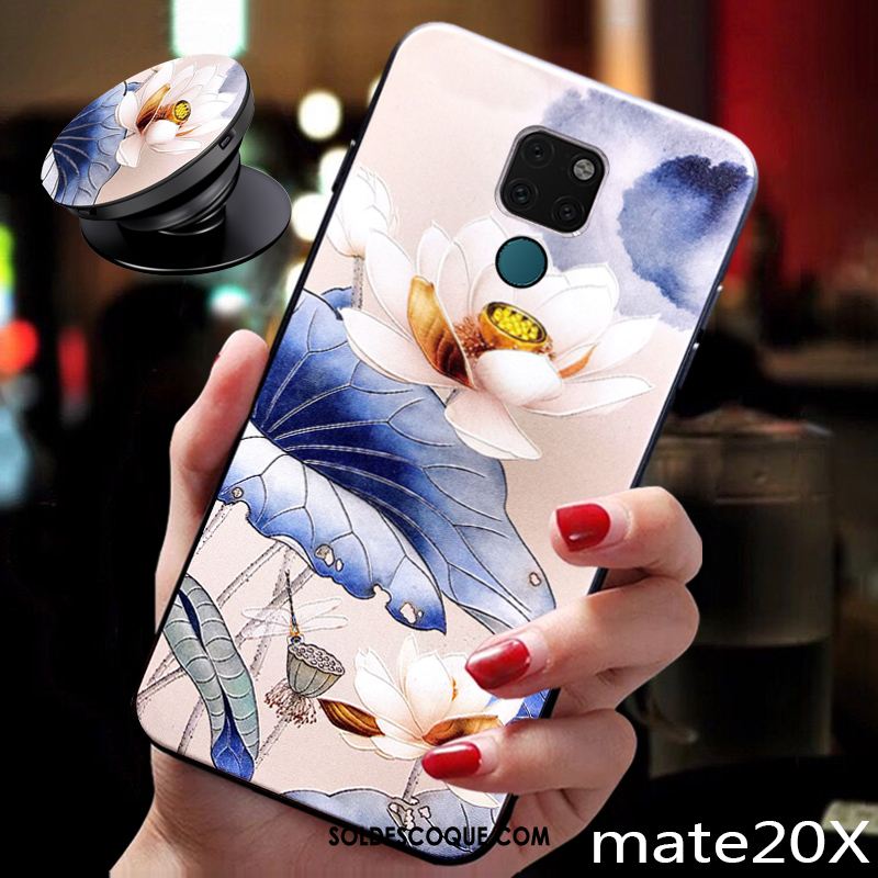 Coque Huawei Mate 20 X Incassable Créatif Très Mince Étui Téléphone Portable France