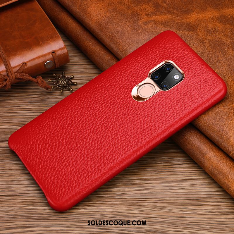 Coque Huawei Mate 20 X Nouveau Luxe Étui En Cuir Business Authentique En Vente