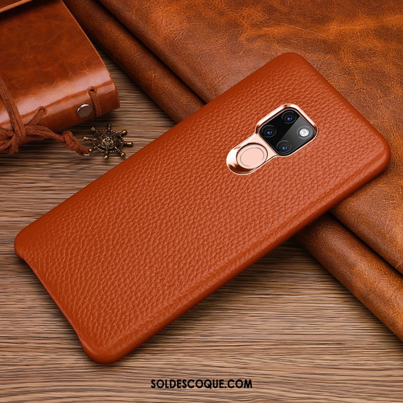 Coque Huawei Mate 20 X Nouveau Luxe Étui En Cuir Business Authentique En Vente