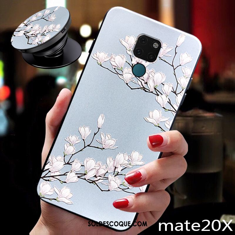 Coque Huawei Mate 20 X Ornements Suspendus Silicone Fluide Doux Protection Personnalité En Ligne