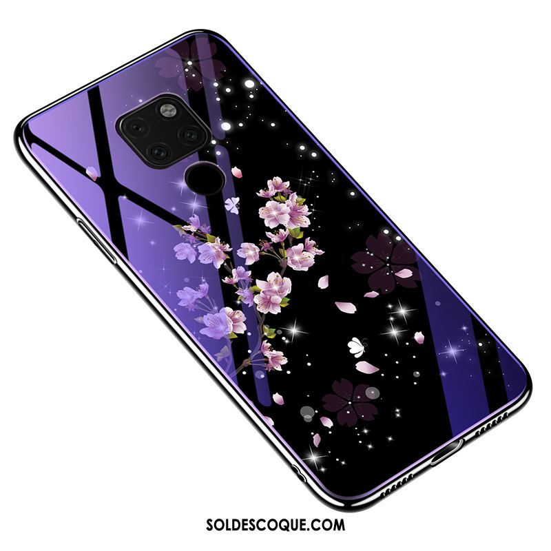 Coque Huawei Mate 20 X Personnalité Couvercle Arrière Protection Fluide Doux Bleu En Ligne