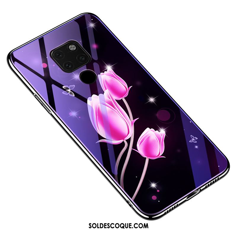 Coque Huawei Mate 20 X Personnalité Couvercle Arrière Protection Fluide Doux Bleu En Ligne