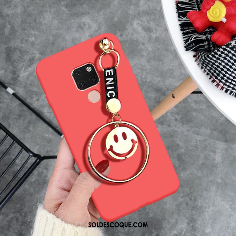 Coque Huawei Mate 20 X Rose Métal Fluide Doux Souriant Téléphone Portable Soldes