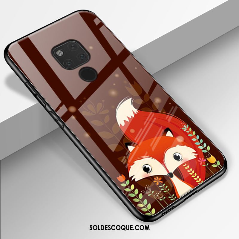 Coque Huawei Mate 20 X Tout Compris Téléphone Portable Verre Fleurs Étui Soldes