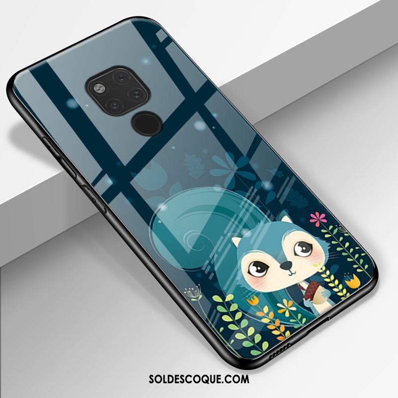 Coque Huawei Mate 20 X Tout Compris Téléphone Portable Verre Fleurs Étui Soldes