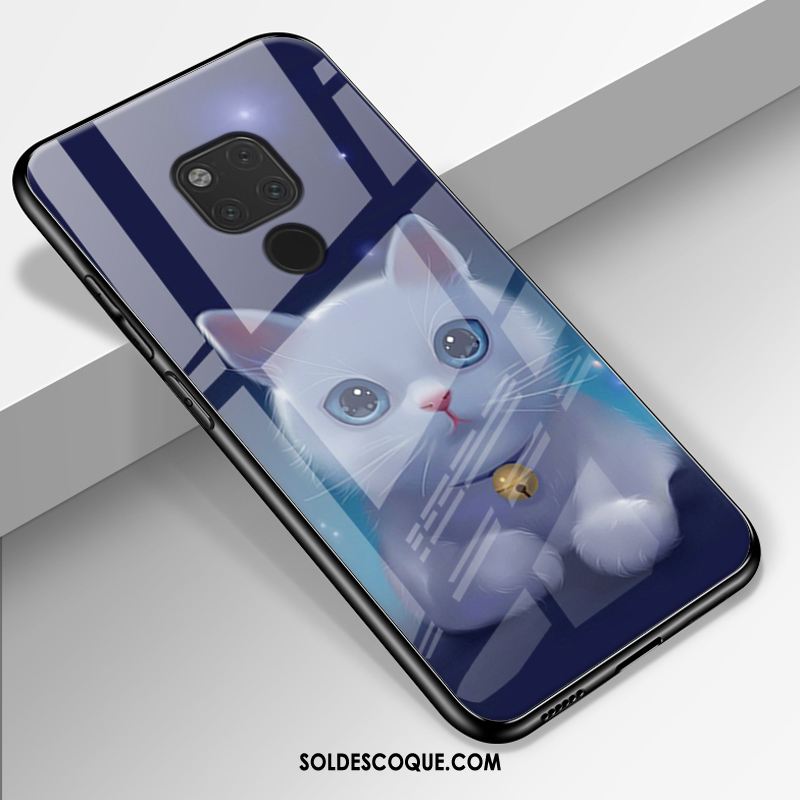 Coque Huawei Mate 20 X Tout Compris Téléphone Portable Verre Fleurs Étui Soldes