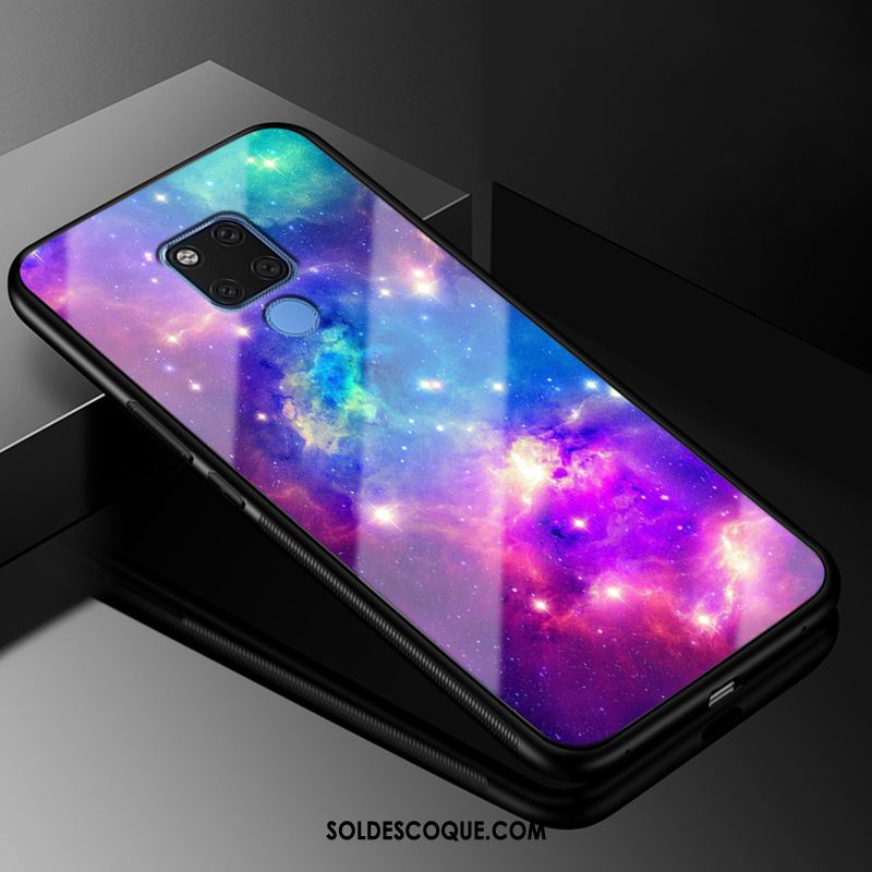 Coque Huawei Mate 20 X Tout Compris Verre Protection Incassable Violet Soldes