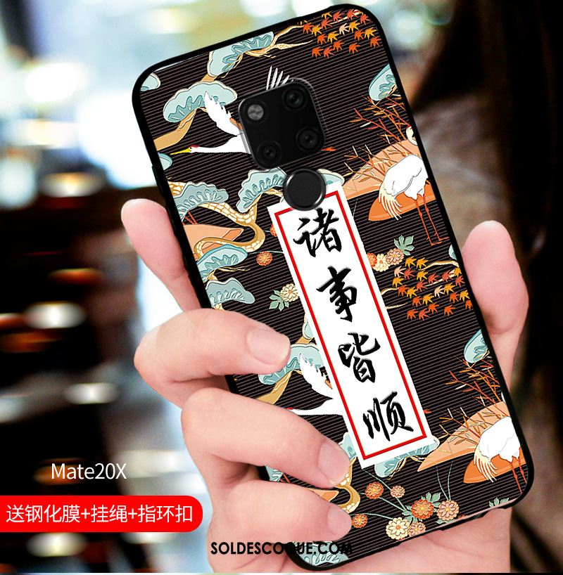 Coque Huawei Mate 20 X Téléphone Portable Incassable Gaufrage Tout Compris Protection En Vente