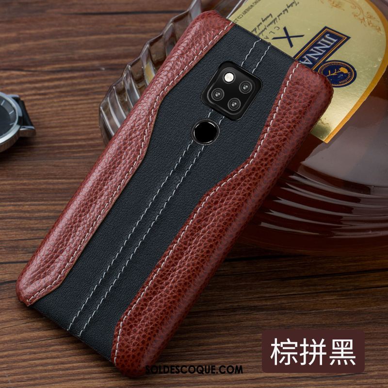 Coque Huawei Mate 20 Étui En Cuir Personnalité Incassable Légères Luxe Pas Cher