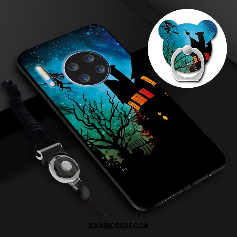 Coque Huawei Mate 30 Anneau Étui Téléphone Portable Fluide Doux Antidérapant Housse En Ligne