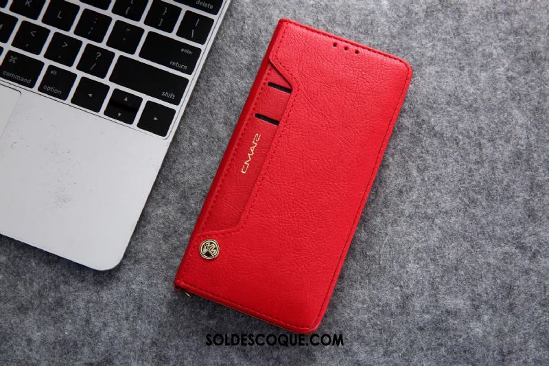 Coque Huawei Mate 30 Business Noir Étui Étui En Cuir Protection Pas Cher