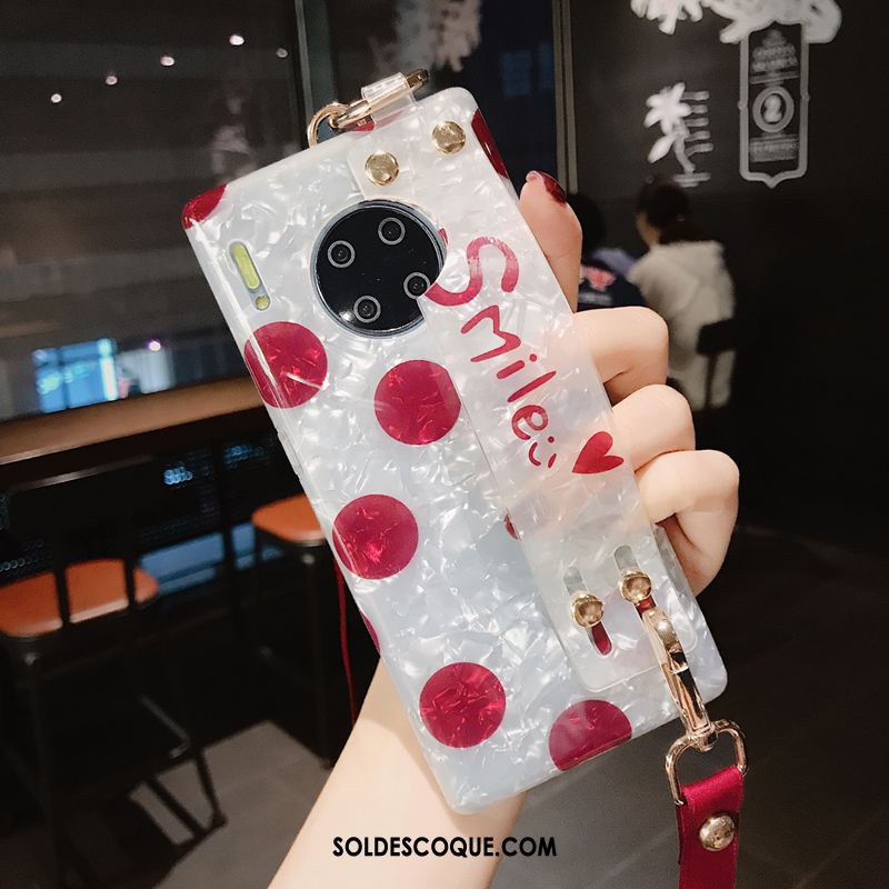 Coque Huawei Mate 30 Nouveau Blanc Tout Compris Ornements Suspendus Fluide Doux En Vente