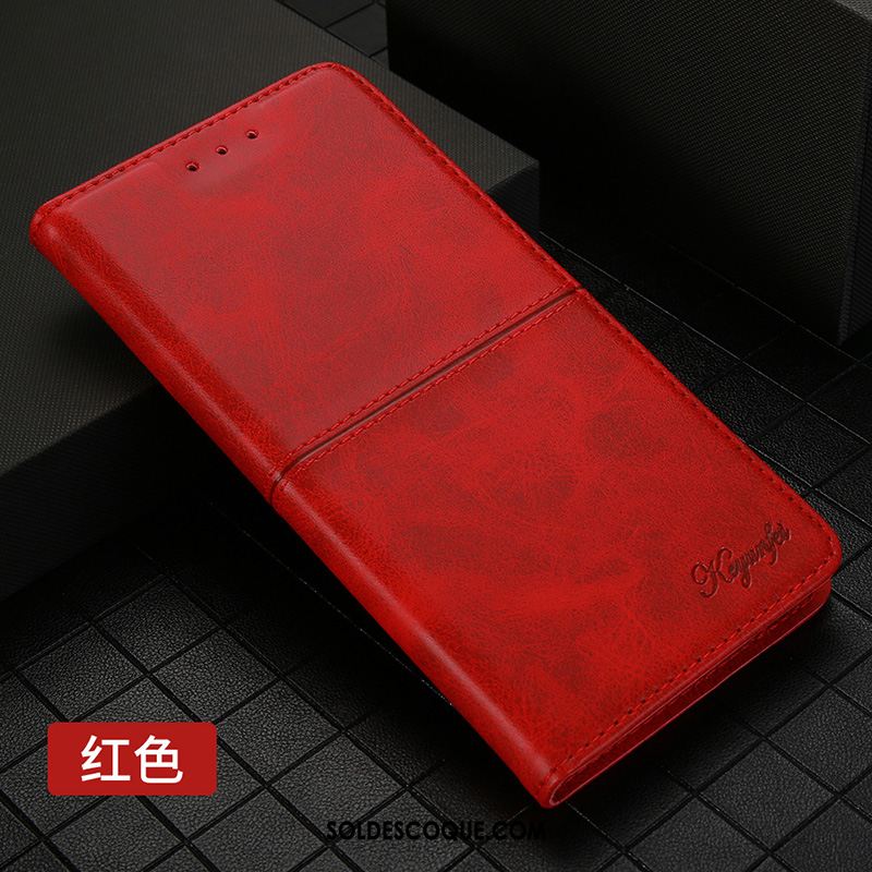 Coque Huawei Mate 30 Pro Carte Étui En Cuir Business Protection Rouge Soldes