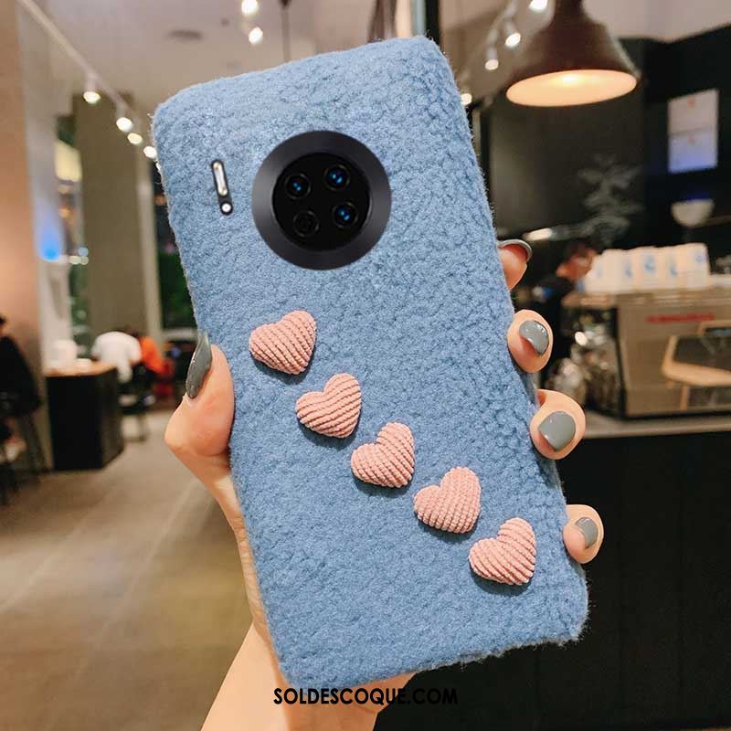 Coque Huawei Mate 30 Pro Clair Peluche Charmant Personnalité Petit Pas Cher