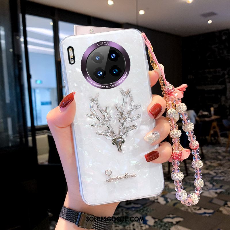 Coque Huawei Mate 30 Pro Coloré Strass Coquille Personnalité Créatif Pas Cher