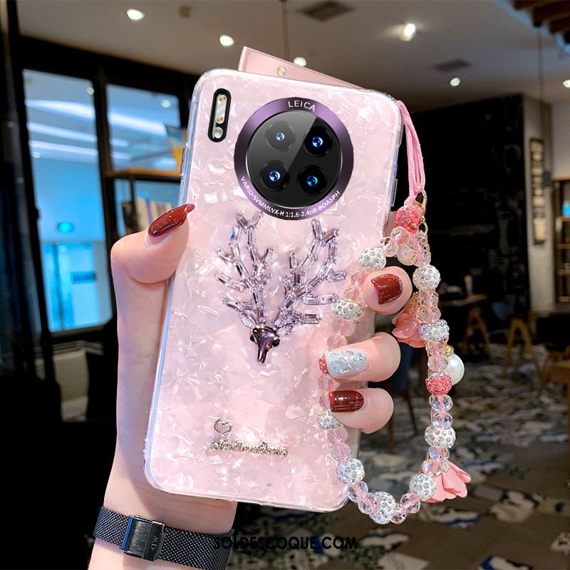 Coque Huawei Mate 30 Pro Coloré Strass Coquille Personnalité Créatif Pas Cher