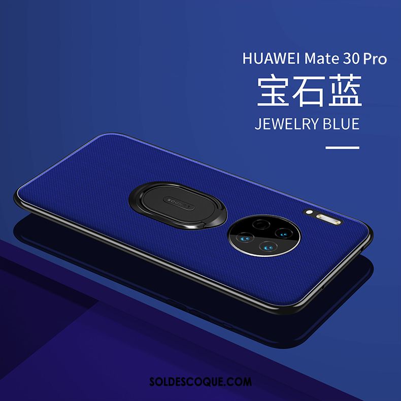 Coque Huawei Mate 30 Pro Incassable Magnétisme Noir Créatif Support En Ligne