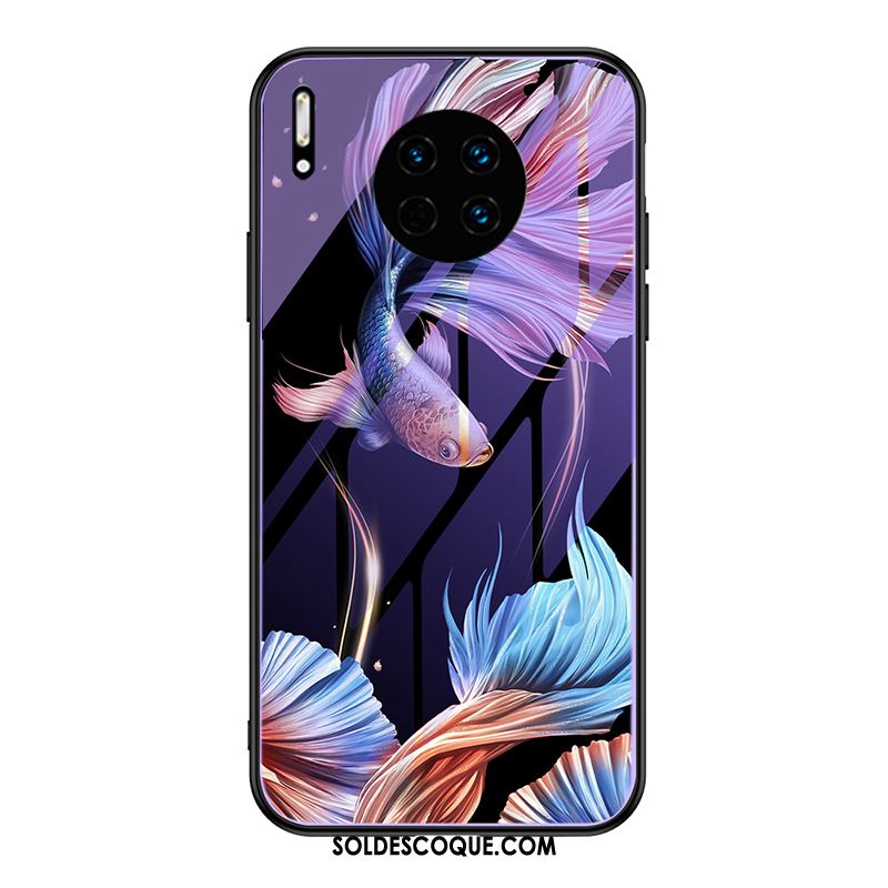 Coque Huawei Mate 30 Pro Luxe Violet Téléphone Portable Amoureux Personnalité En Ligne