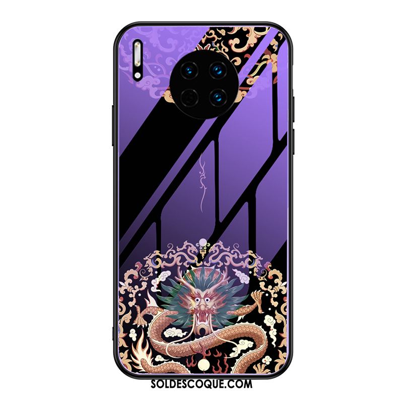 Coque Huawei Mate 30 Pro Luxe Violet Téléphone Portable Amoureux Personnalité En Ligne