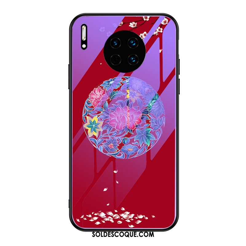 Coque Huawei Mate 30 Pro Luxe Violet Téléphone Portable Amoureux Personnalité En Ligne