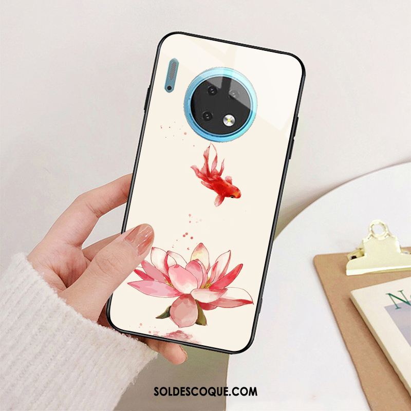 Coque Huawei Mate 30 Pro Tendance Rouge Mode Tout Compris Verre En Vente