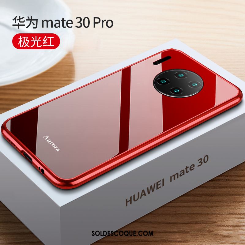 Coque Huawei Mate 30 Pro Tout Compris Protection Verre Border Net Rouge En Vente